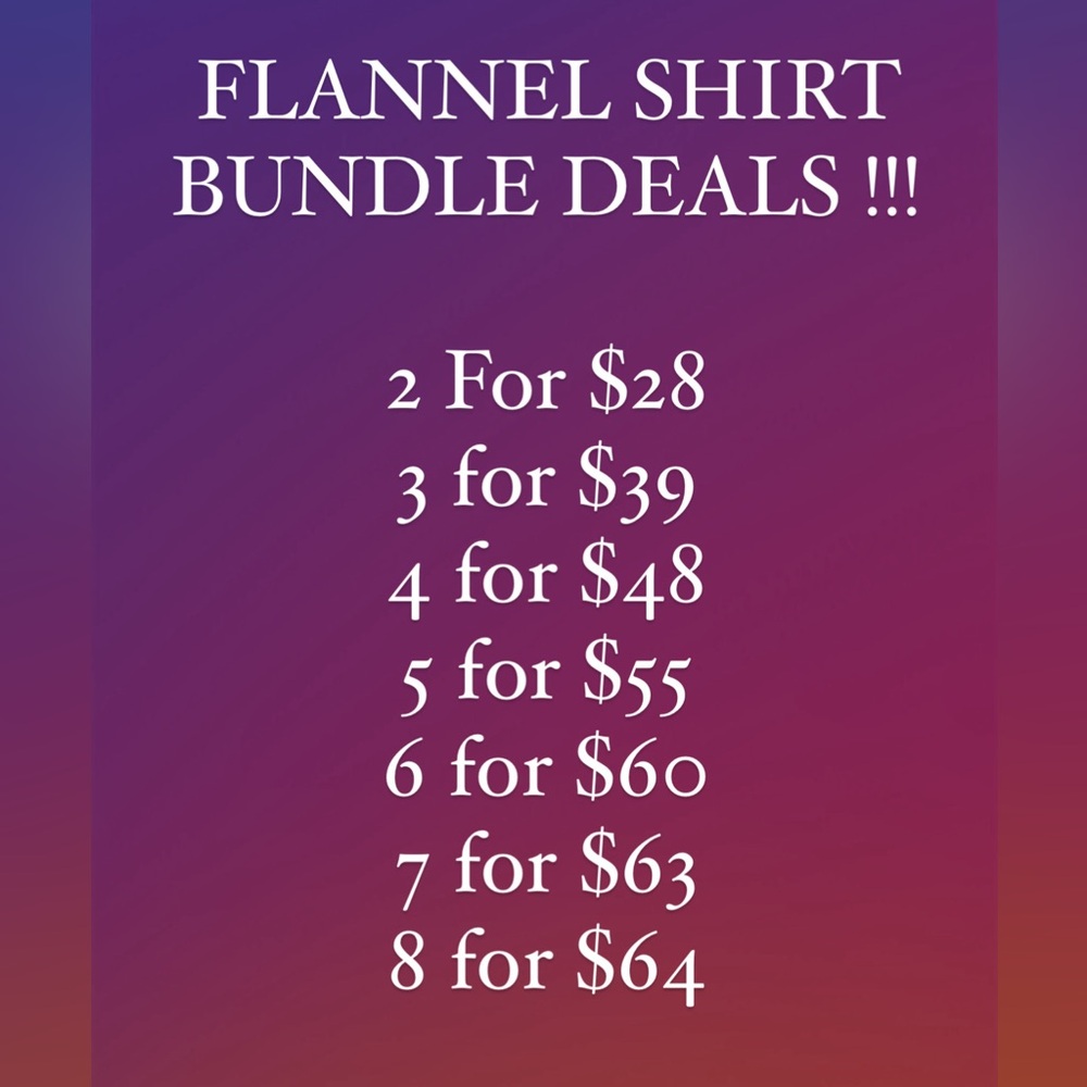 Great Flannel Shirt Deals